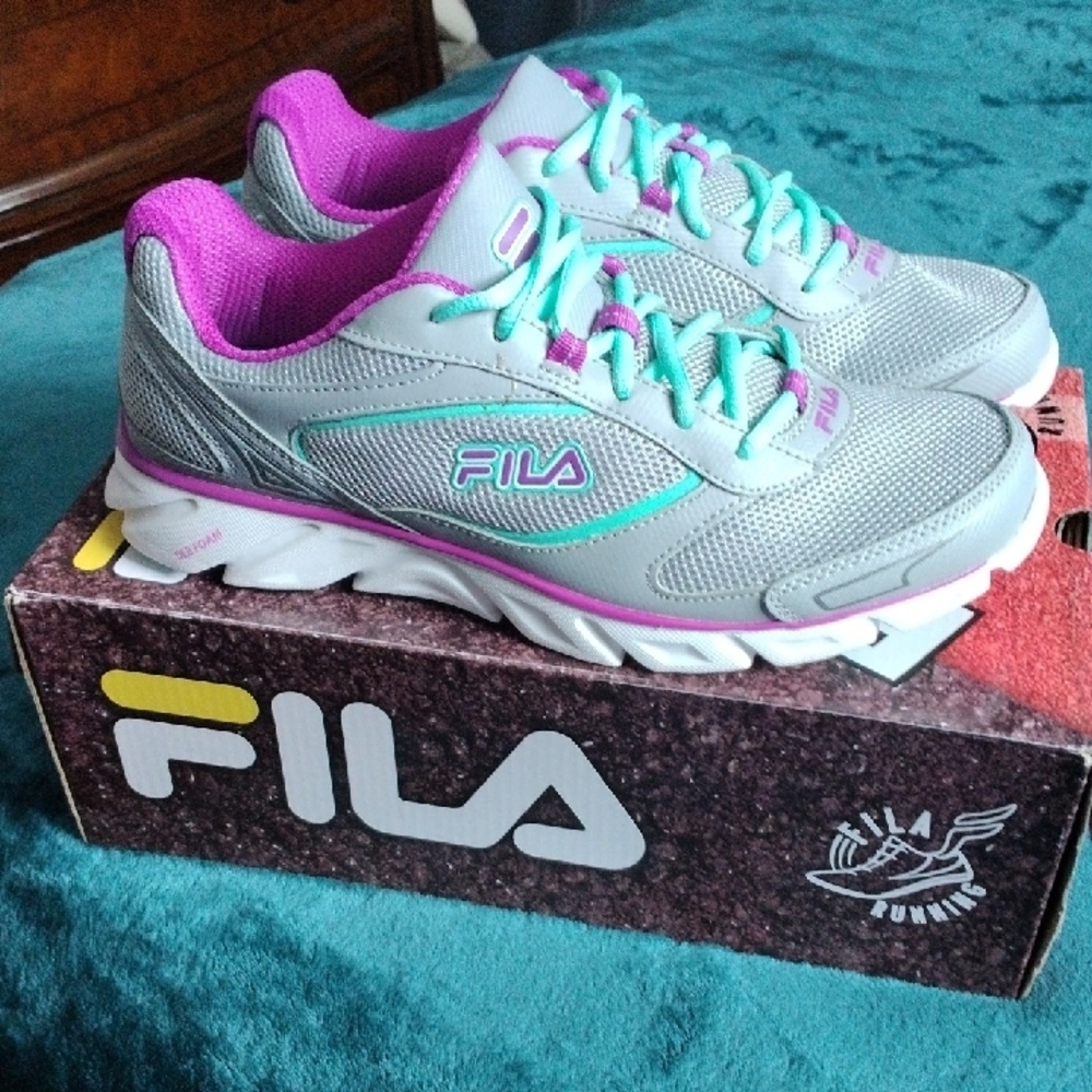 Fila Ancerus 5 Gray and Purple Sneakers
